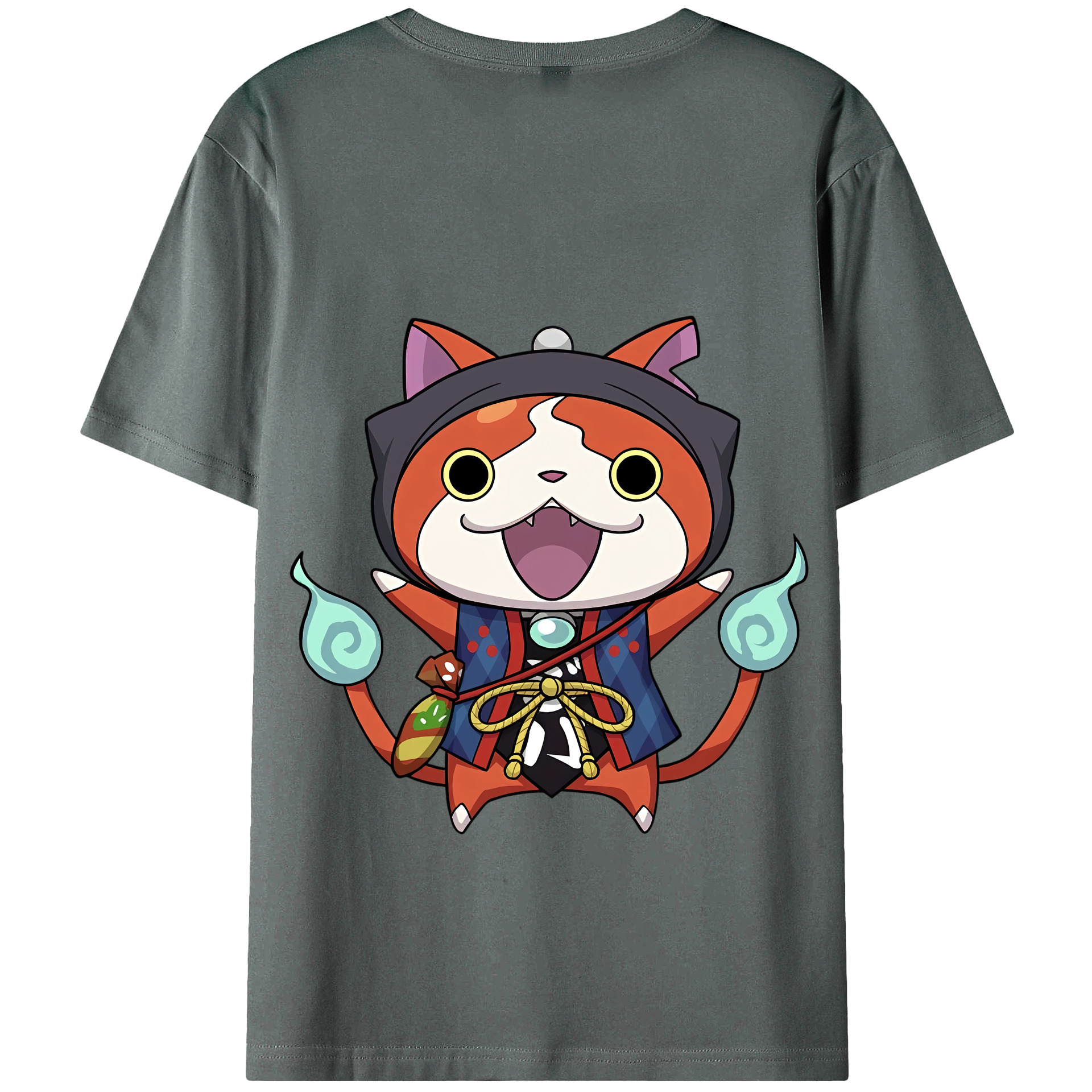 （画像用） 妖怪ウォッチ Yo-kai Watch 綿100％半袖Tシャツ（背面プリント）